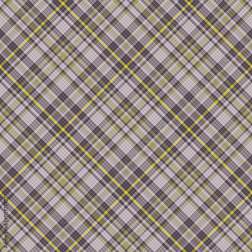 Checkered seamless pattern of interwoven multicolored thin strips. Motley abstract symmetrical pattern. Tartan template for fabrics, wallpaper. Vector eps10