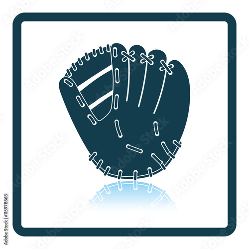 Baseball glove icon