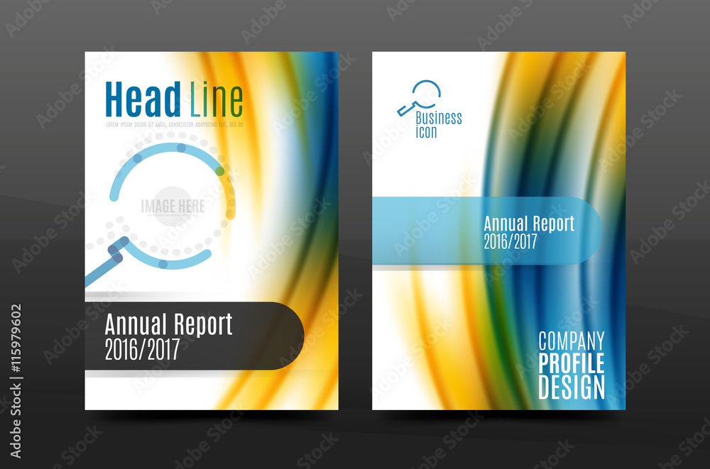 A4 size annual report business flyer cover A4 size annual report business flyer cover