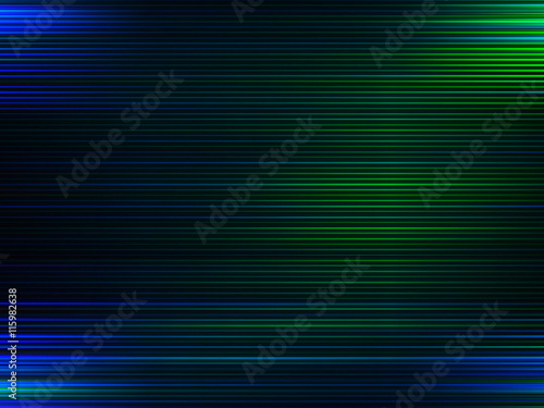 Horizontal blue and green lines abstraction background
