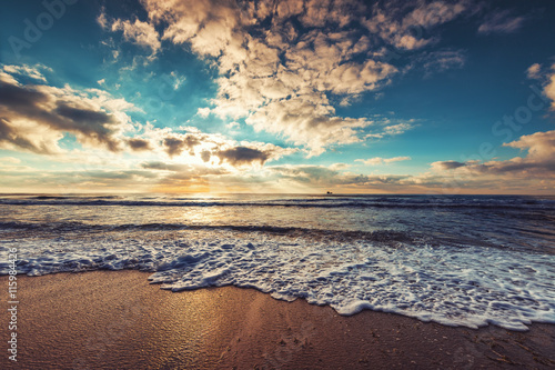 Beautiful cloudscape over the sea