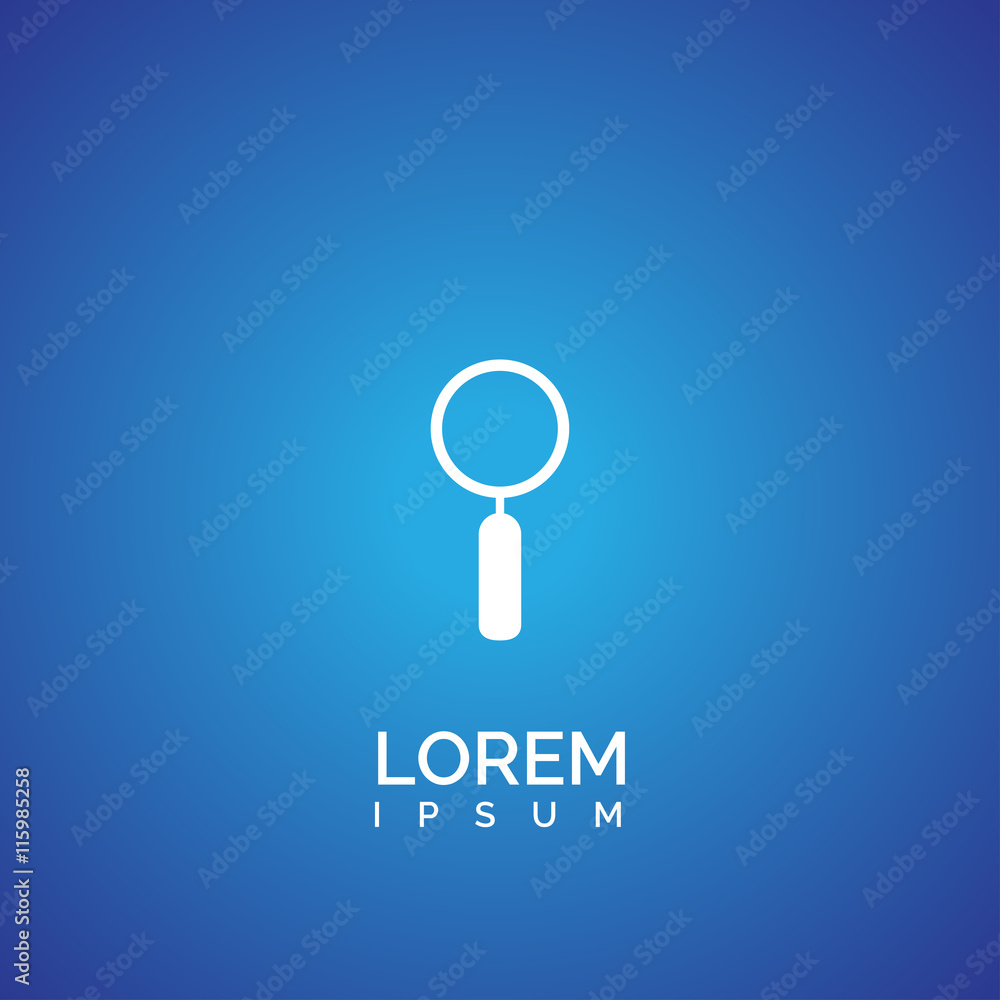 magnifying glass icon. magnifying glass logo magnifying glass icon. magnifying glass logo