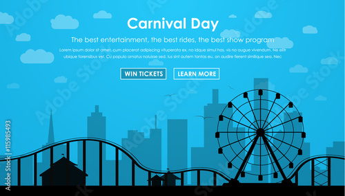 Design amusement park banners