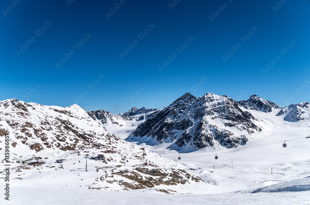 Obraz premium Gletscher im Pitztal