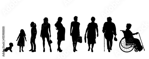 Vector silhouette.