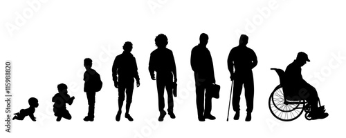 Vector silhouette.