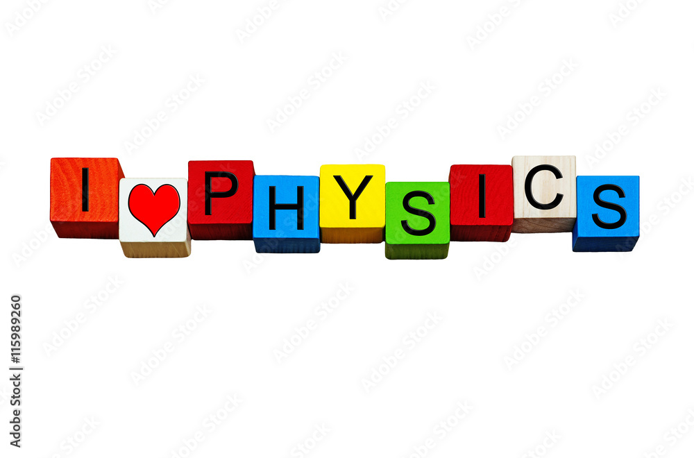 I Love Physics - for physics, science and education, isolated. I Love Physics - for physics, science and education, isolated.