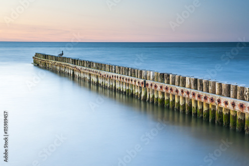 beautiful view of Polish Baltic Sea