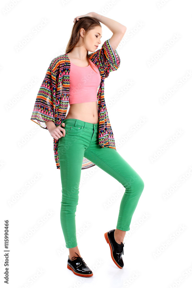 Beautiful trendy colorful clothes. Beautiful trendy colorful clothes.