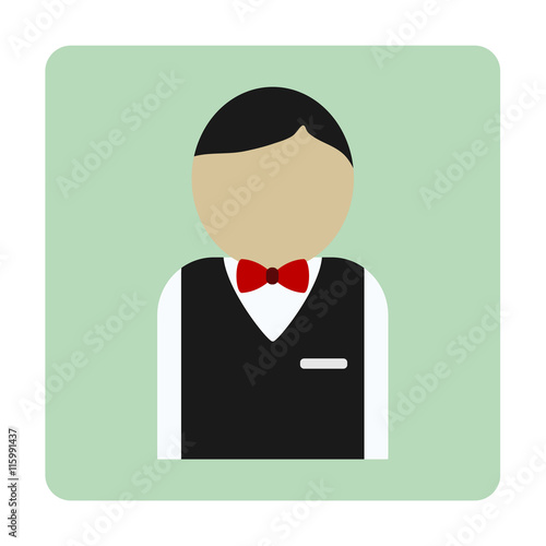 croupier flat icon