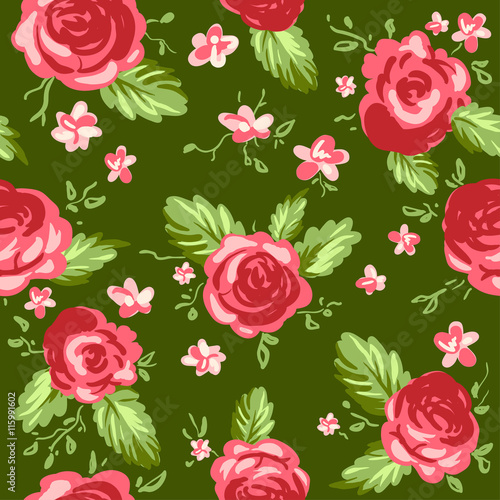 Vintage floral pattern