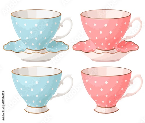 Set of teacups