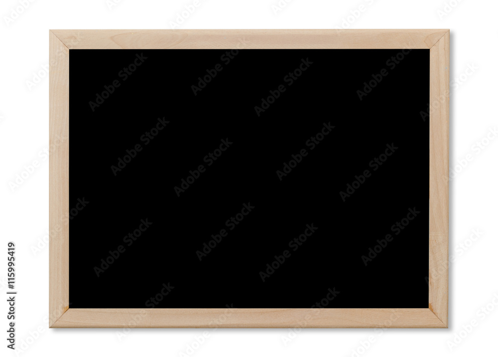 Blank blackboard isolated on white background Blank blackboard isolated on white background