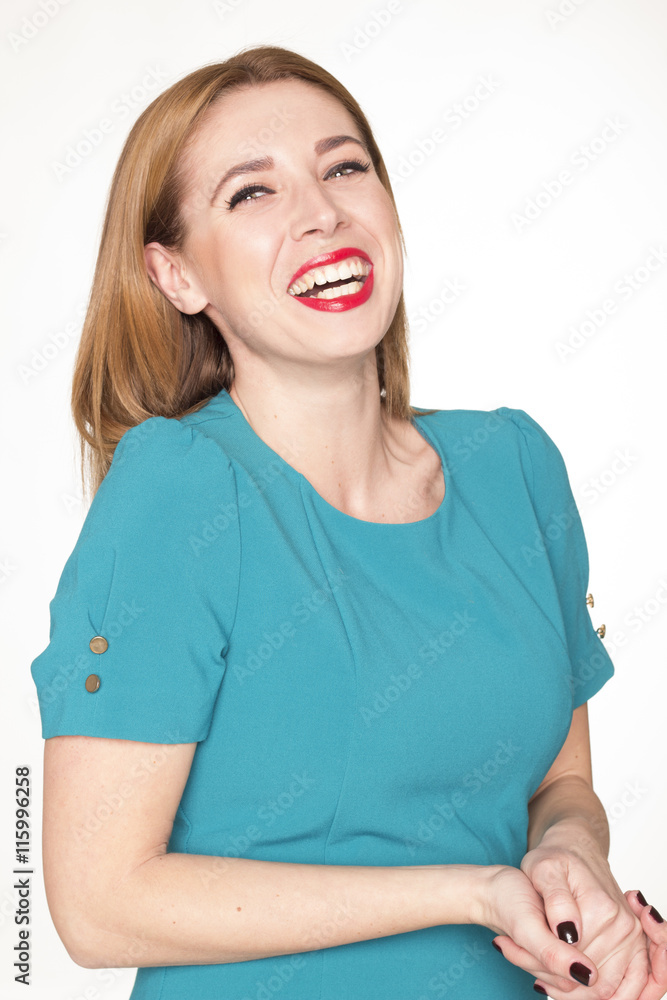 Portrait of  beautiful woman smiling