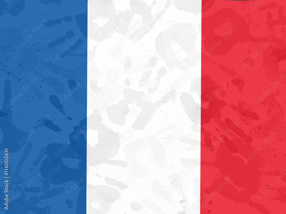 stronger French , pray for French , pray for Nice French flag on rock meaning stronger