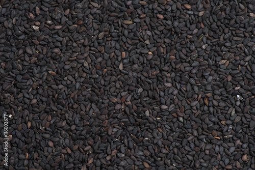 Black sesame seed background