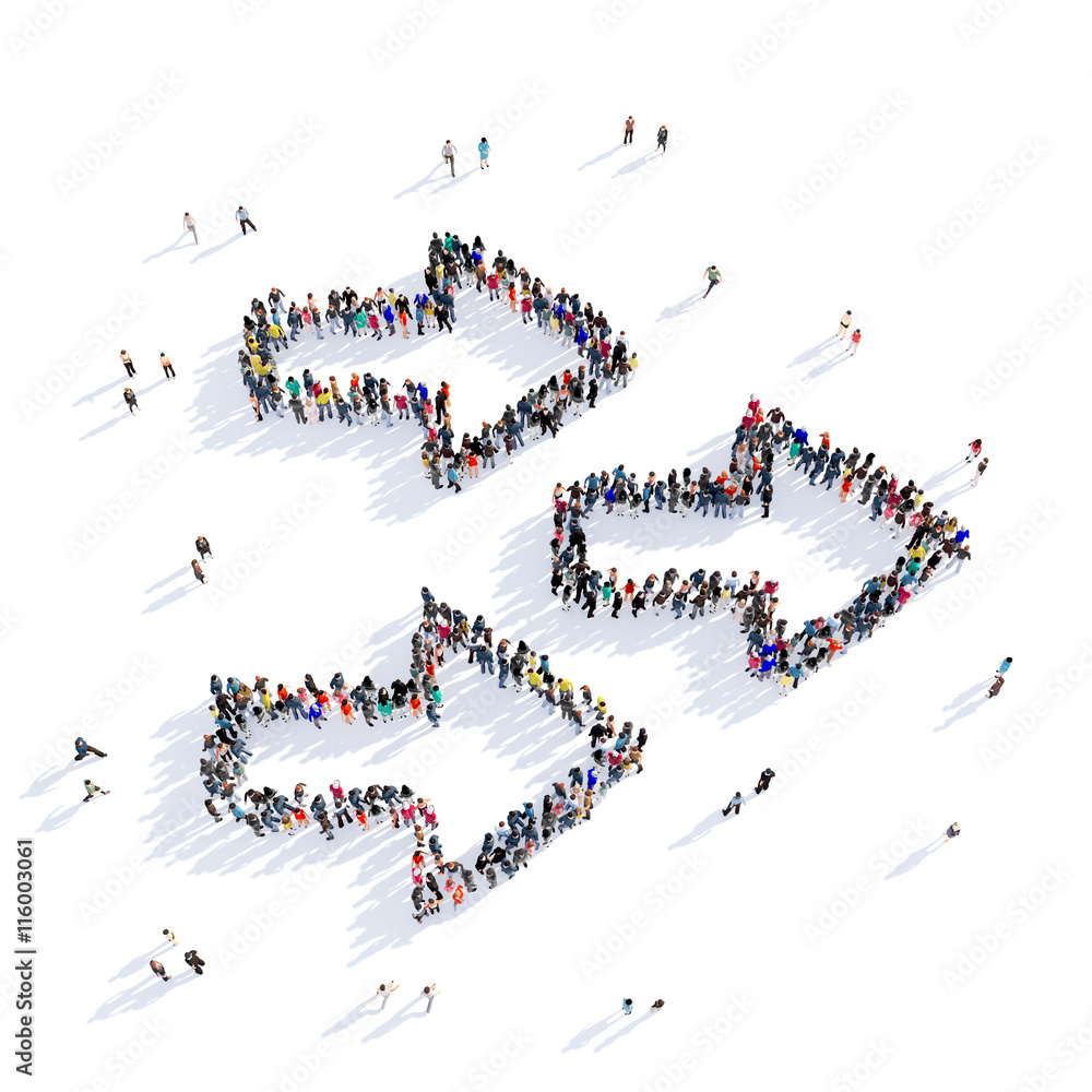 arrow direction shape icon 3D rendering arrow direction shape icon 3D rendering