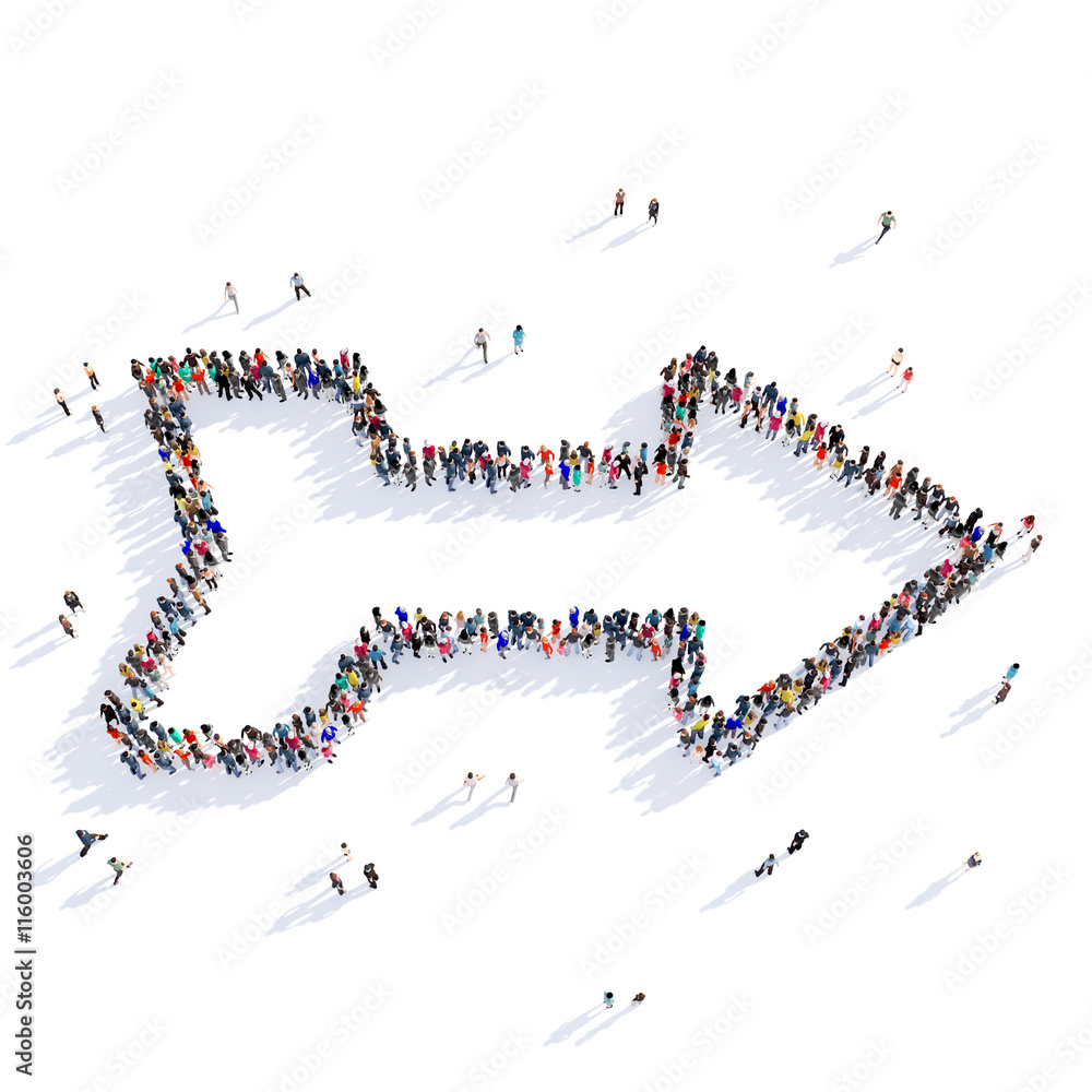 arrow direction shape icon 3D rendering arrow direction shape icon 3D rendering