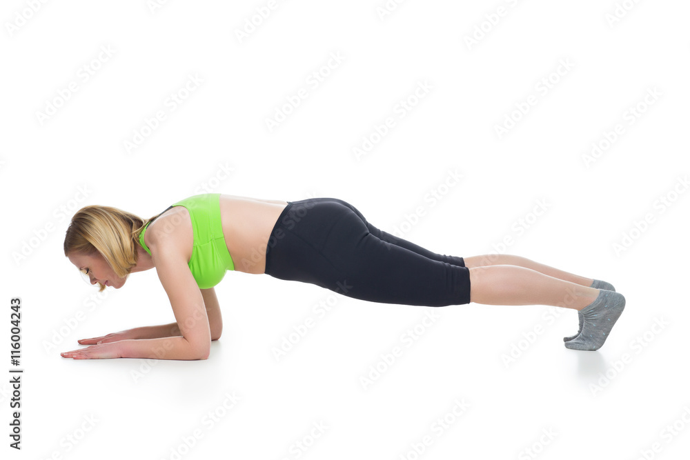 Beautiful middle aged woman doing sport exercise Beautiful middle aged woman doing sport exercise