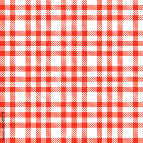 rot-weiß Karo Tischdecke Muster kariert Picknick