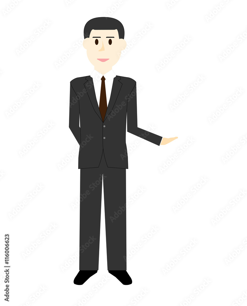 Cartoon of a handsome young businessman in various poses. Vector illustration. EPS10 Cartoon of a handsome young businessman in various poses. Vector illustration. EPS10