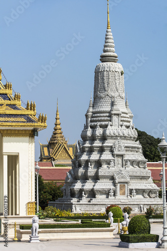 Kambodscha, Silberpagode von Phnom Penh.