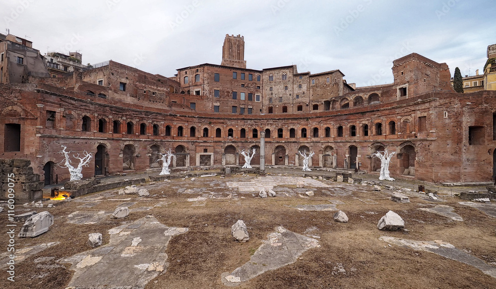 Mercado de Trajano en Roma