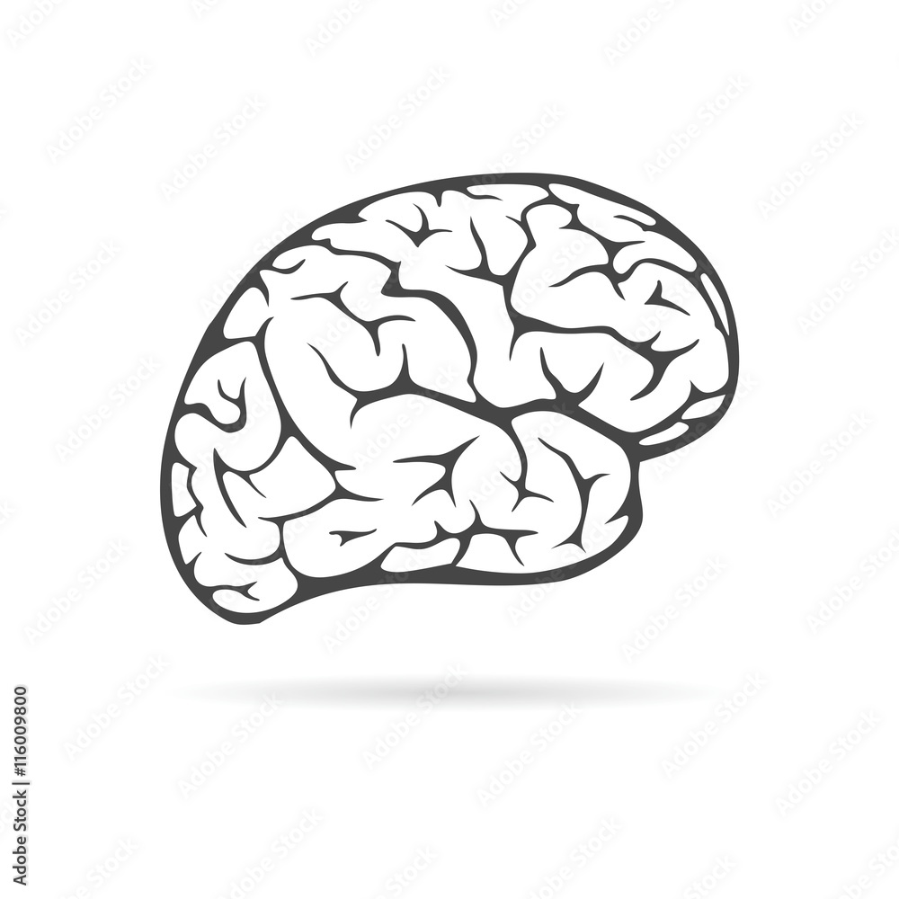 Brain icon, Brain Logo silhouette Brain icon, Brain Logo silhouette