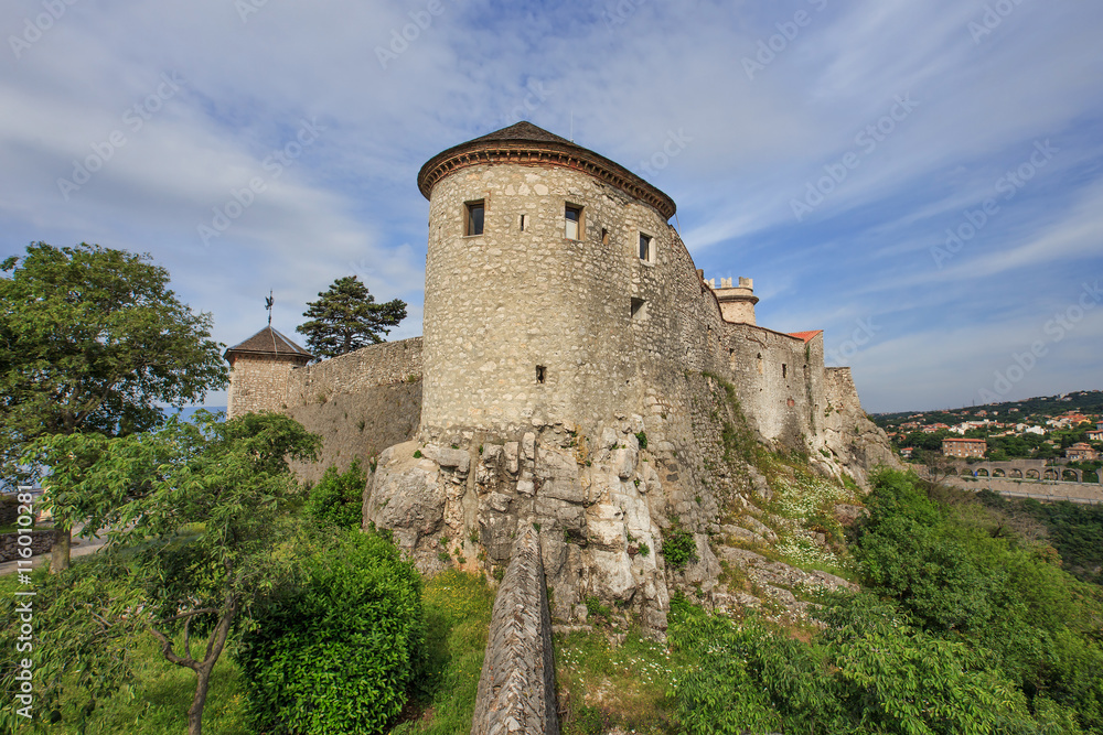 Tower of Trsat castle in Rijeka, Croatia