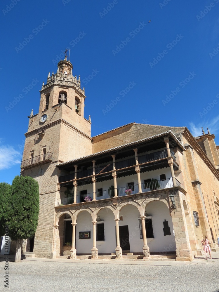 Espagne - Andalousie - Ronda - Cathédrale Sainte-Marie Majeure