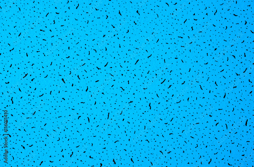 Cyan abstract grunge paper macro texture with black spots Cyan abstract grunge paper macro texture with black spots