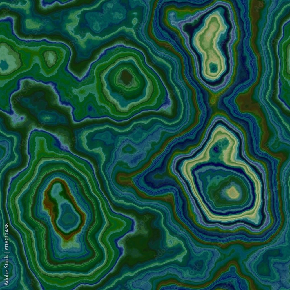 green blue malachite marble seamless pattern texture background