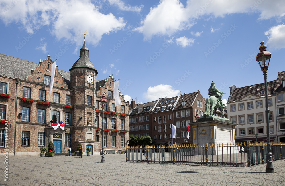 Naklejka premium Rathaus Düsseldorf