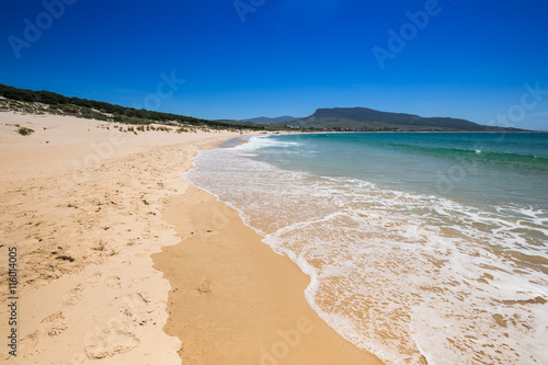 Obraz na płótnie bolonia beach a coastal village in the municipality of Tarifa in w salonie
