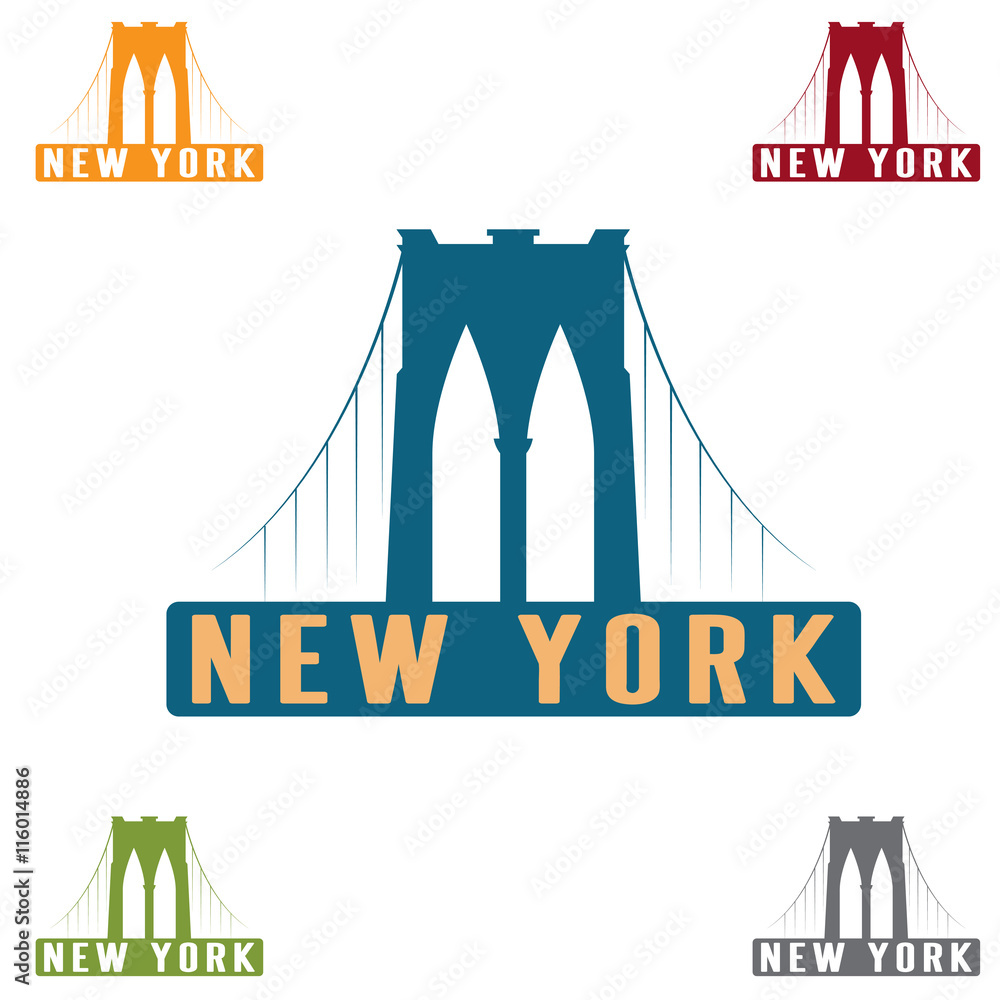 Photo & Art Print Brooklyn Bridge in New York city vector design template, UVAconcept photo-art-print-brooklyn-bridge-in-new-york-city-vector-design-template-uvaconcept