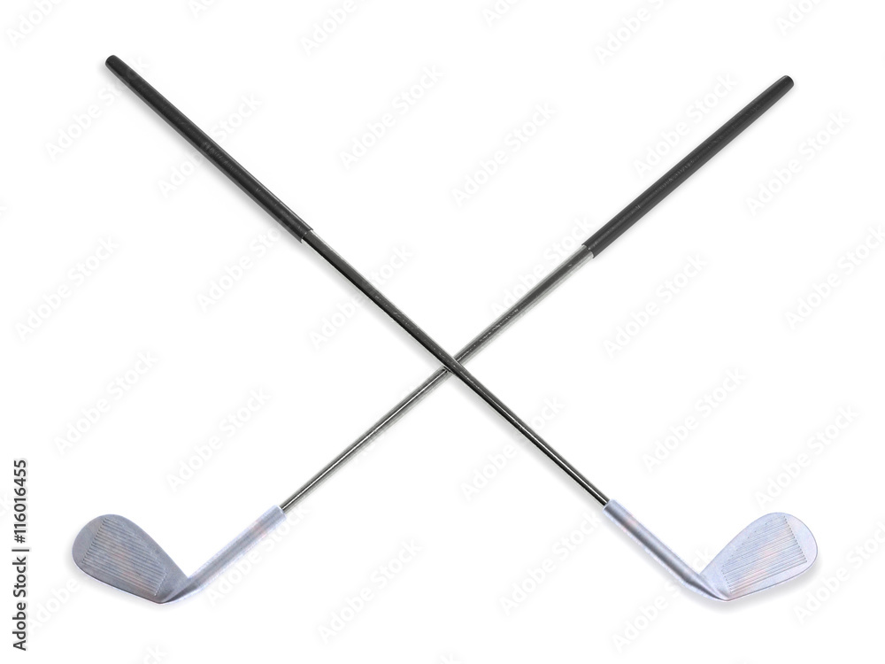 Obraz premium double golf clubs