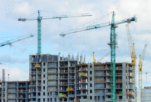 construction of the new building