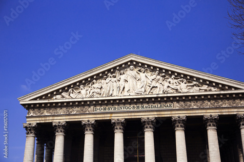 L   glise de la Madeleine  translation  Madeleine Church  in Paris  France