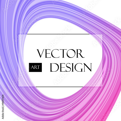 Curved round background
