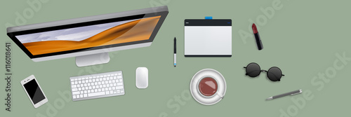 IMac auf Schreibtisch