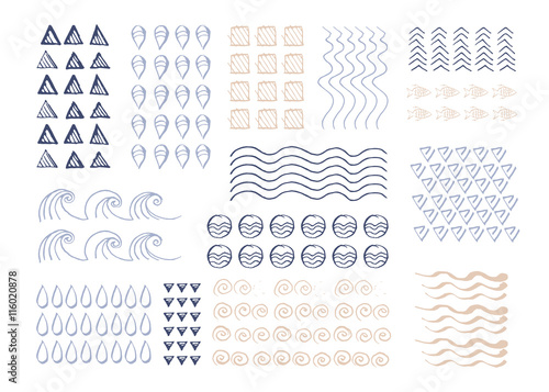 Vector hand drawn texture