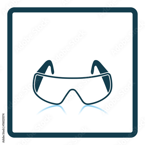 Icon of chemistry protective eyewear