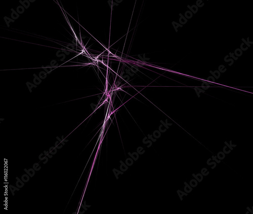 Abstract bright pink fractal