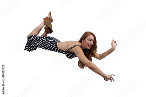 Beautiful Floating woman photo