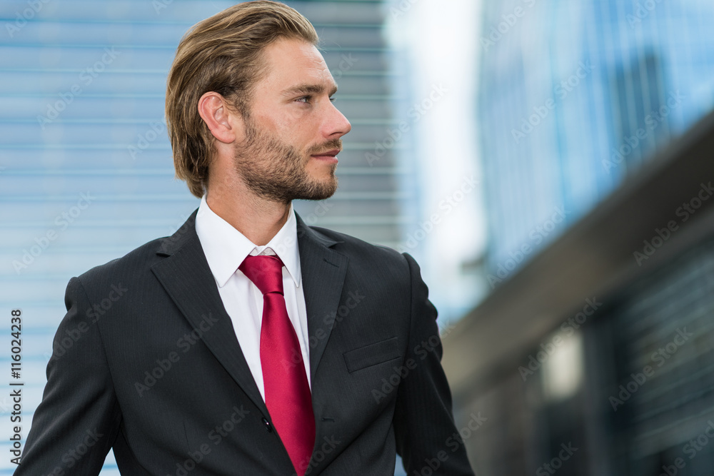 Handsome businessman portrait