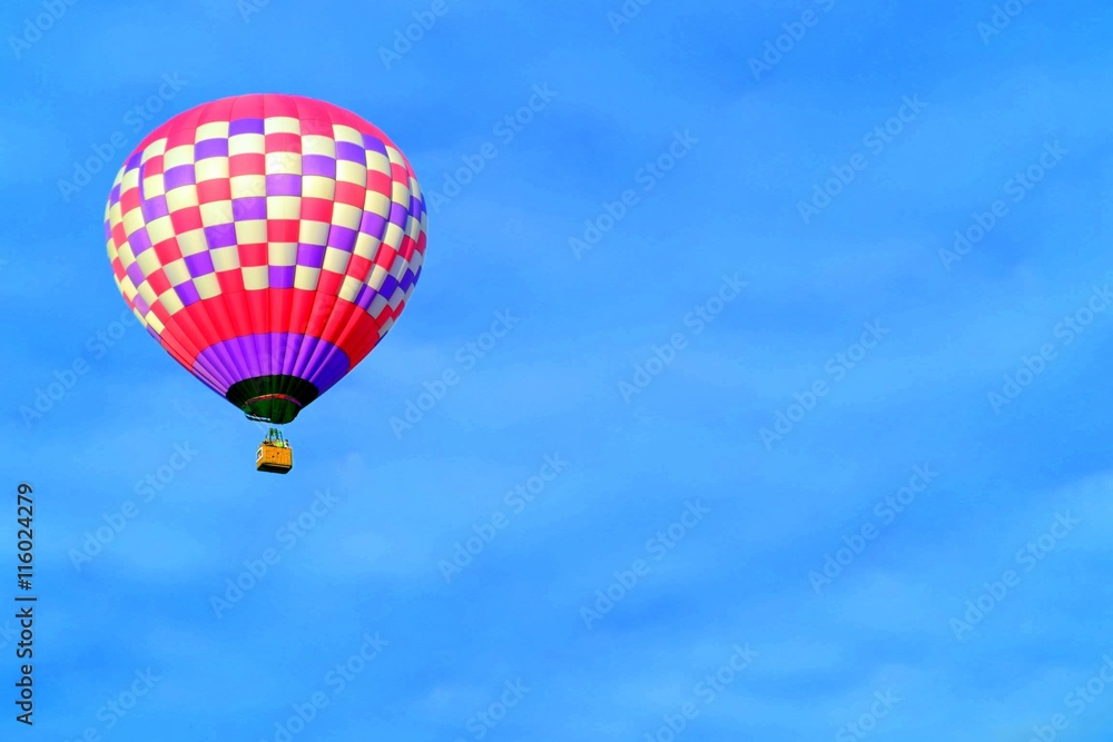 Fototapeta premium Pretty in Pink Balloon in Flight