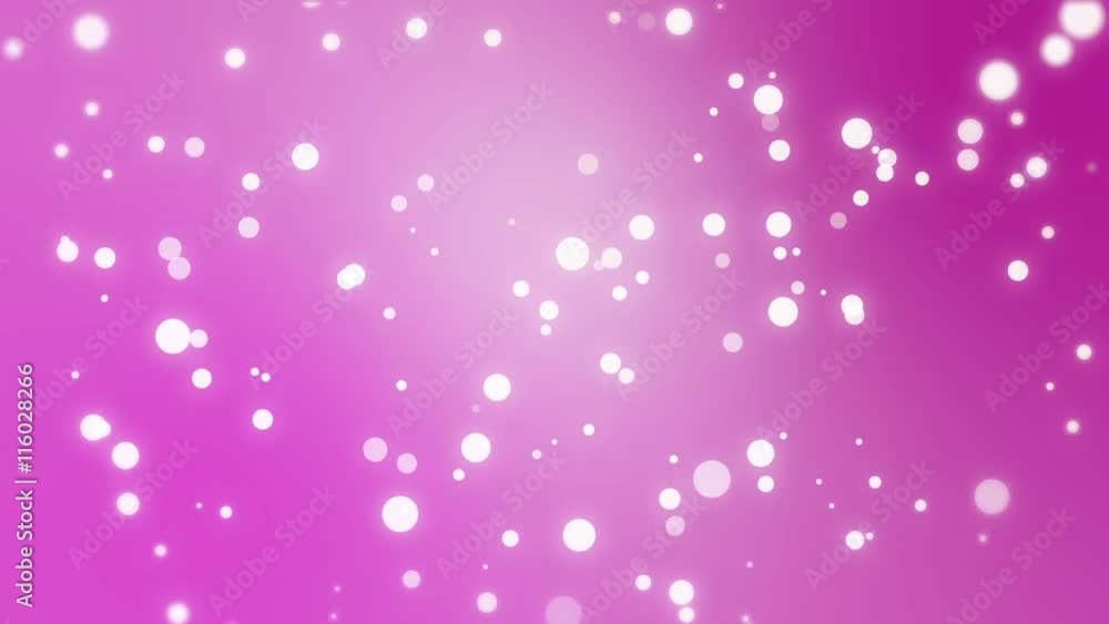 Sparkly light particles moving across a pink gradient background Sparkly light particles moving across a pink gradient background
