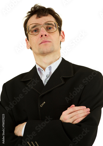 Принти на полотні Male portrait in spectacless