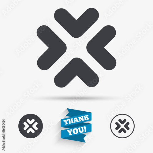 Enlarge or resize icon. Full Screen extend.