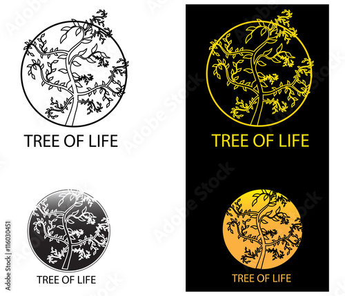 Tree logo vector